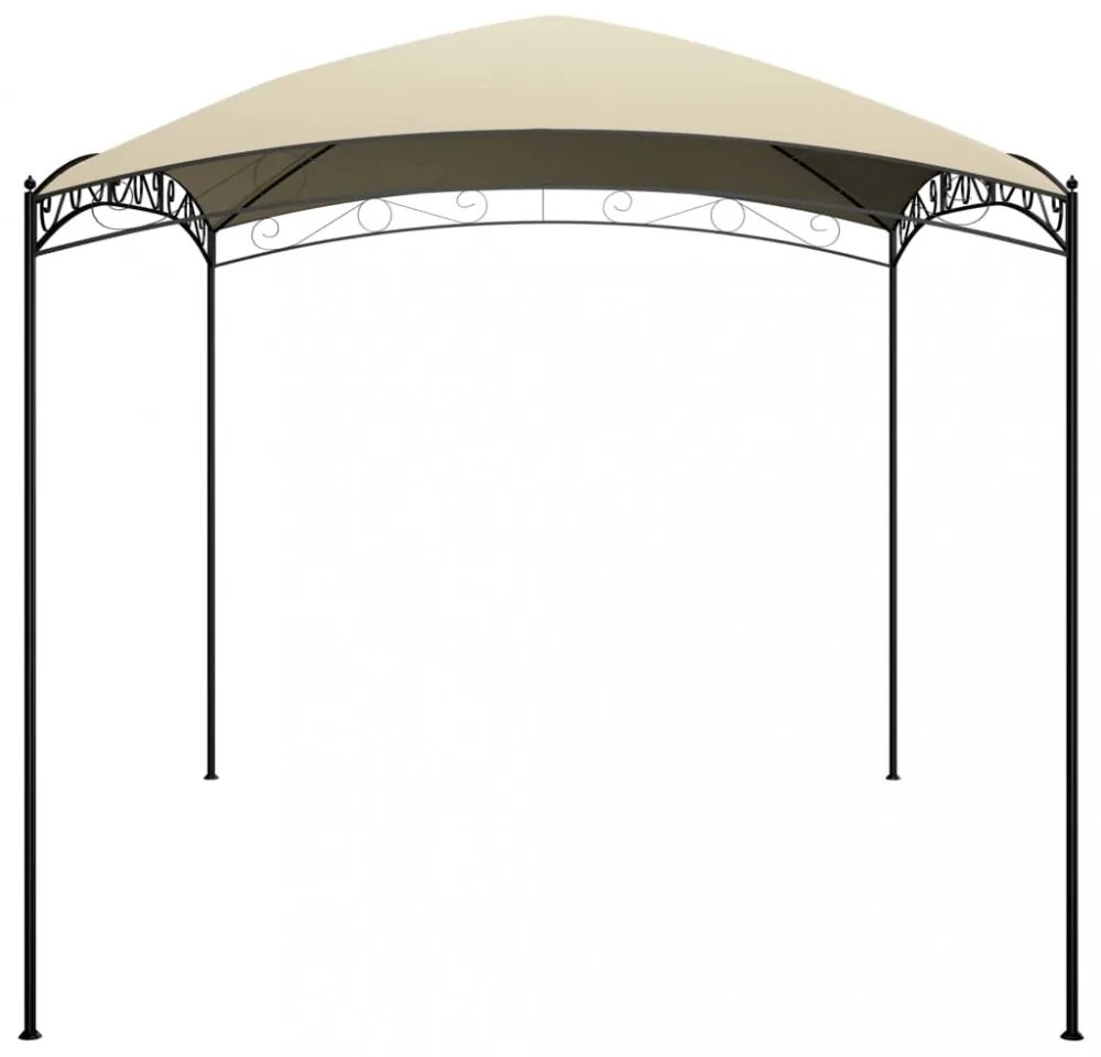 krémszínű pavilon 3 x 4 x 2,65 m 180 g/m²