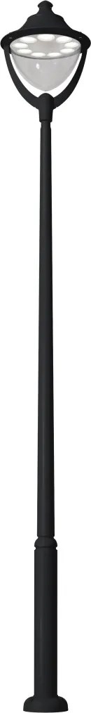 Novolux GUNTHER TOP 655A-G31X1A-02 Utcavilágítás lámpatest 9x40/GX53 IP65
