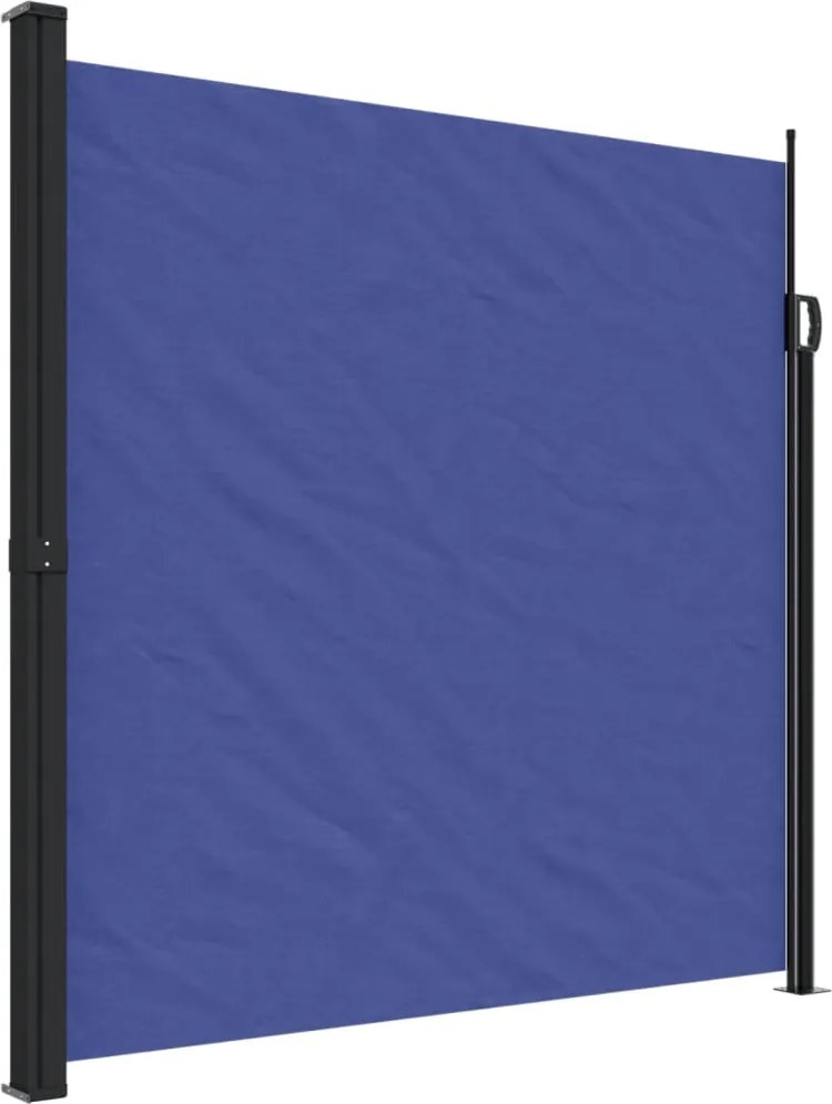 vidaXL kék behúzható oldalsó napellenző 200 x 600 cm