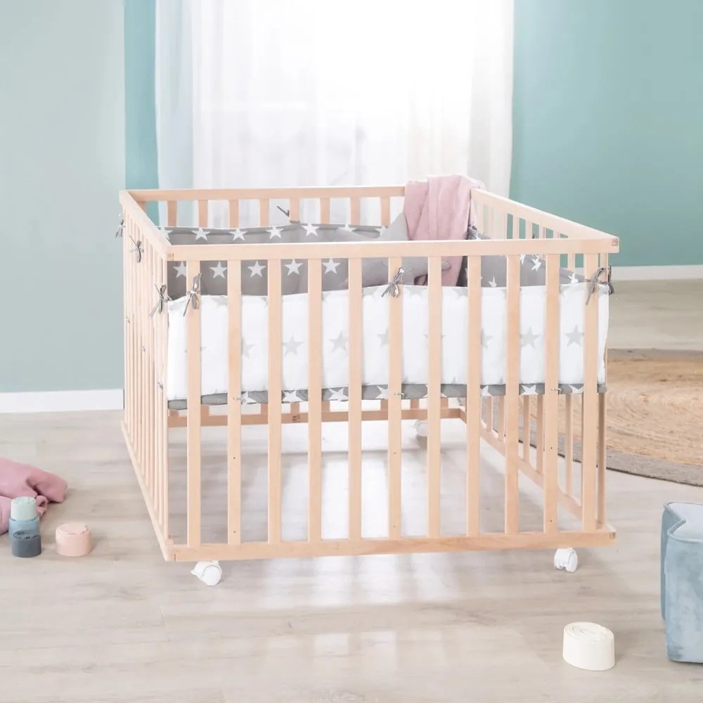 Natúr színű járóka 100x100 cm – Roba