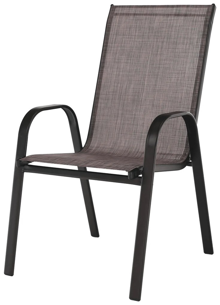 AKCIÓ Barna egymásra rakható szék ALDERA II. osztály