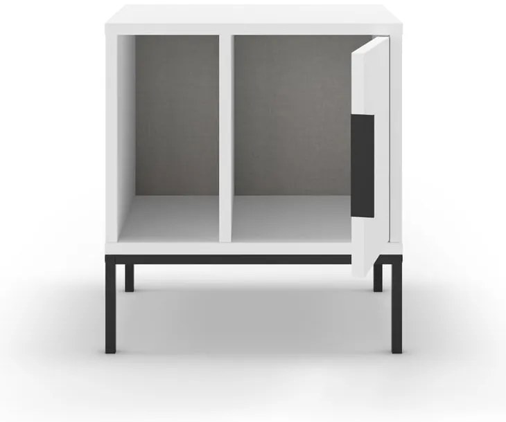 Fehér éjjeliszekrény Lani – Marckeric