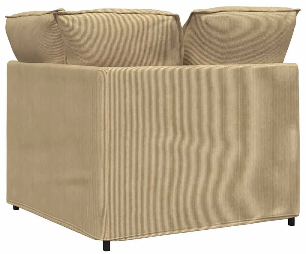 világoszöld szürke moduláris kanapé sarokmodul párnákkal 100 cm