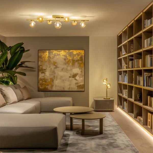 Brilagi - LED Felületre szerelhető csillár MILLA 7xG9/3W/230V arany