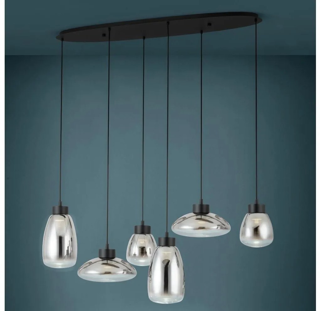 Eglo 390301 - LED Dimmelhető csillár zsinóron SARNARRA 6xLED/5,4W/230V 2700K