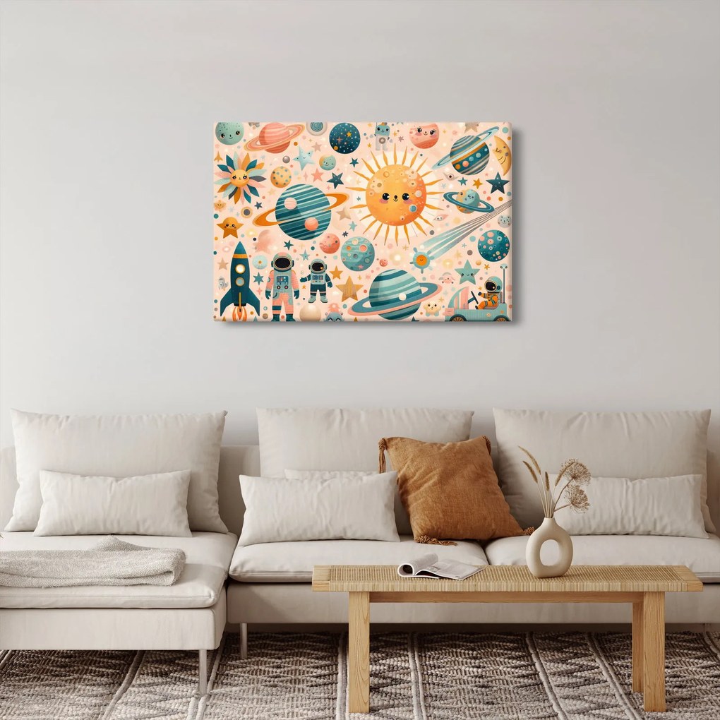 Kép - Darabok az űrből (90x60 cm)