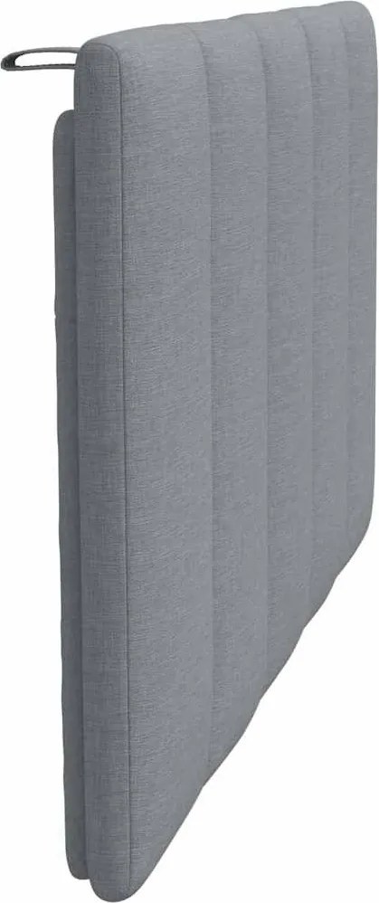 világosszürke szövet fejtámla párna Hanko 80 cm