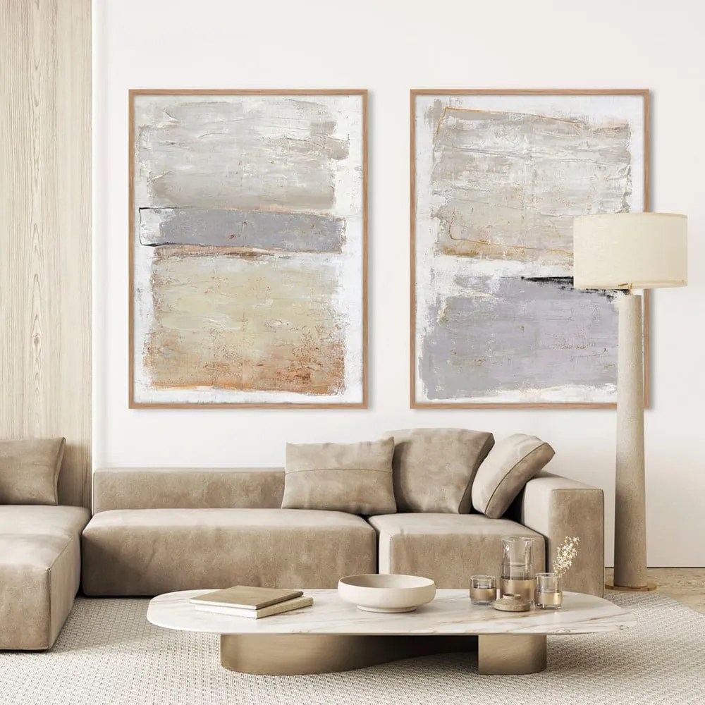 Kézzel festett kép 90x120 cm Scenario 1 – Malerifabrikken