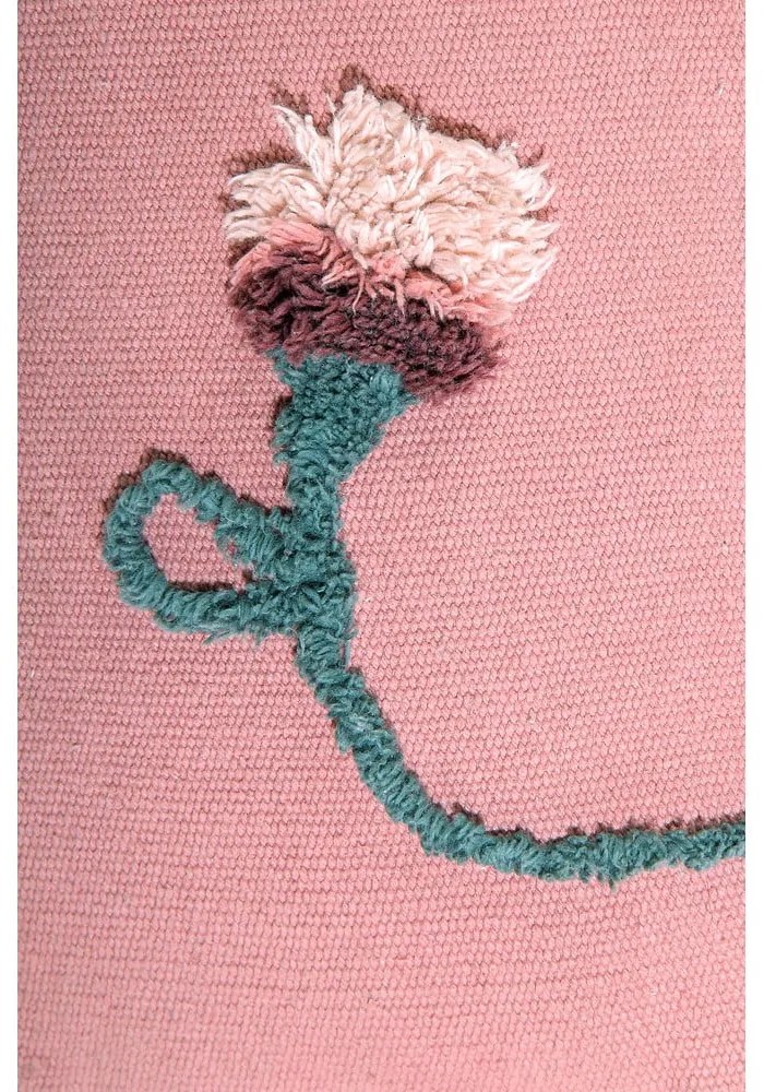 Rózsaszín gyerek babzsákfotel English Garden – Lorena Canals