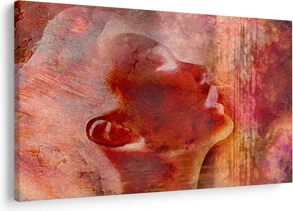 Kép - Egy női arc profilja (90x60 cm)