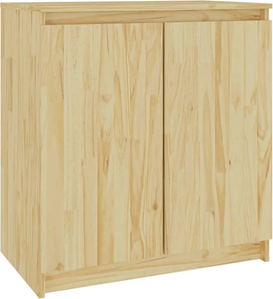 vidaXL tömör fenyőfa kisszekrény 60x36x65 cm