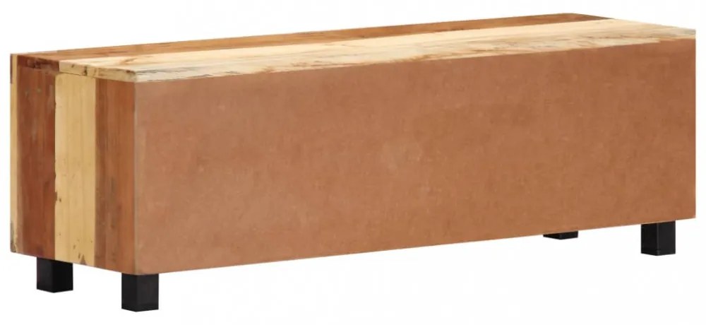 tömör újrahasznosított fa TV-szekrény 100 x 30 x 33 cm
