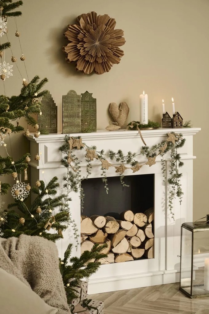 IB Laursen Horgolt jutából készült szív CORDIS 19 cm