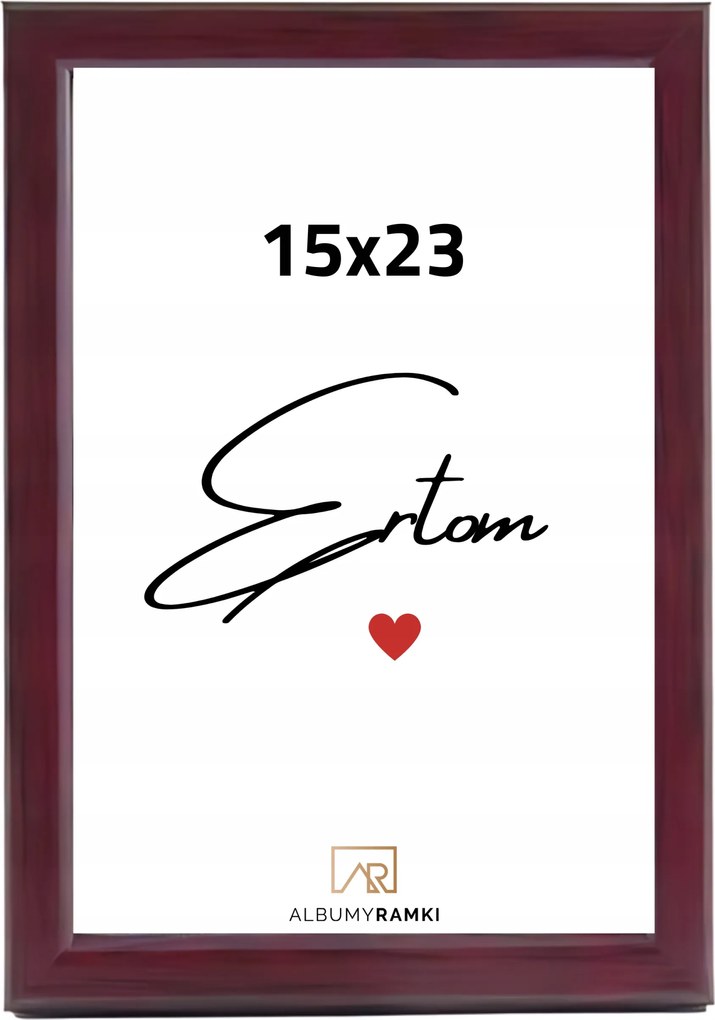 Mahagóni képkeret 15x23 Aura