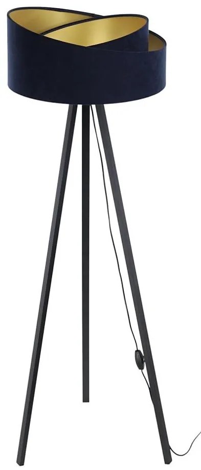 Állólámpa GALAXY 1xE27/60W/230V kék/wenge