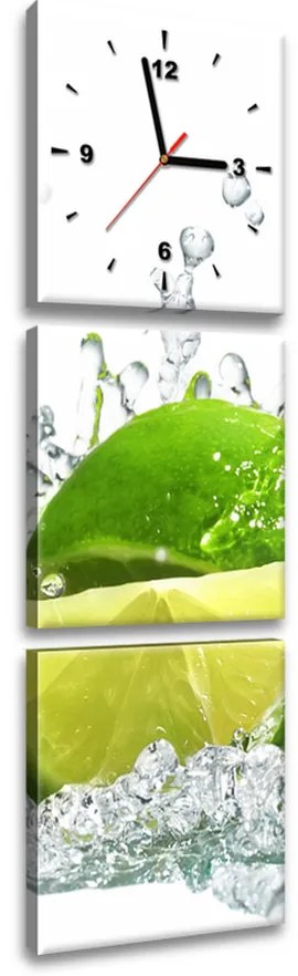 Gario Órás falikép Zöld lime - 3 részes Méret: 90 x 70 cm