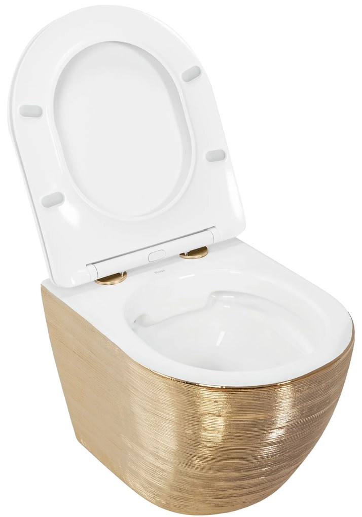 WC csésze Carlo Flat Brush Gold