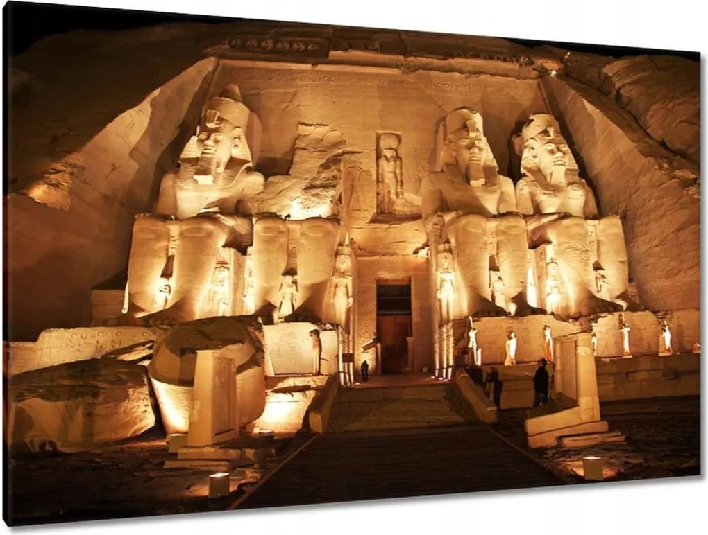 Festmények 120x80 Abu Simbel templom
