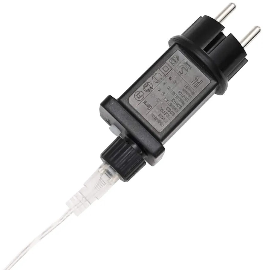 Kötél világítás 240 LED-del Hideg Fehér 10 m PVC