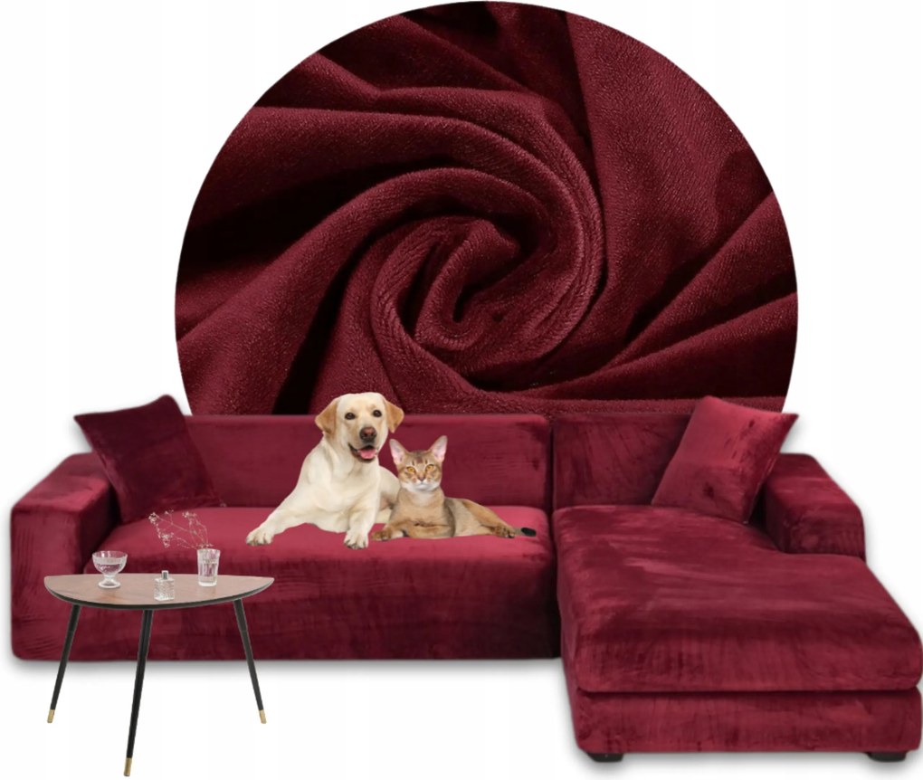 Sarok Huzat Kanapé Velúr Prémium Plüss Jobbos 3+3OS Oeko-tex