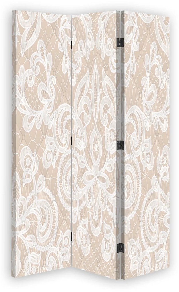Gario Paraván Elegáns bézs színben Méret: 145 x 170 cm, Kivitelezés: Klasszikus paraván