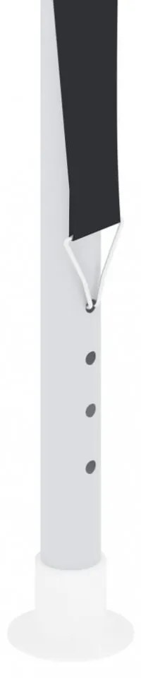antracitszürke rendezvénysátor 4 x 9 m 90 g/m²