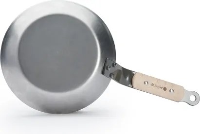 De Buyer 5710.20 - MINERAL B BOIS 20 cm-es acél serpenyő