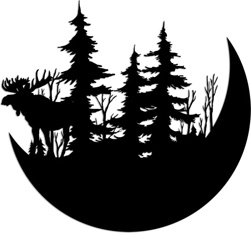 The fém fali dekoráció, 50×46 cm