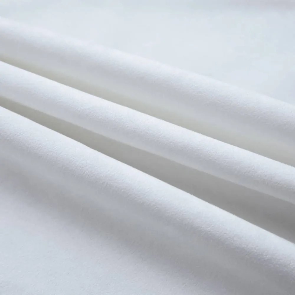 vidaXL 2 db törtfehér sötétítőfüggöny fémgyűrűkkel 140 x 225 cm