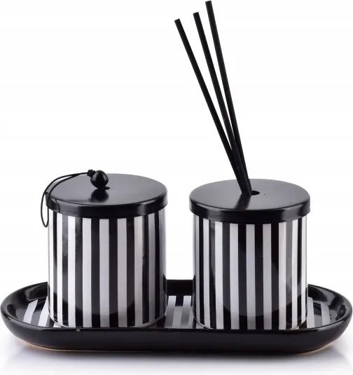 Illatszett gyertya+diffúzor csíkok Mondex