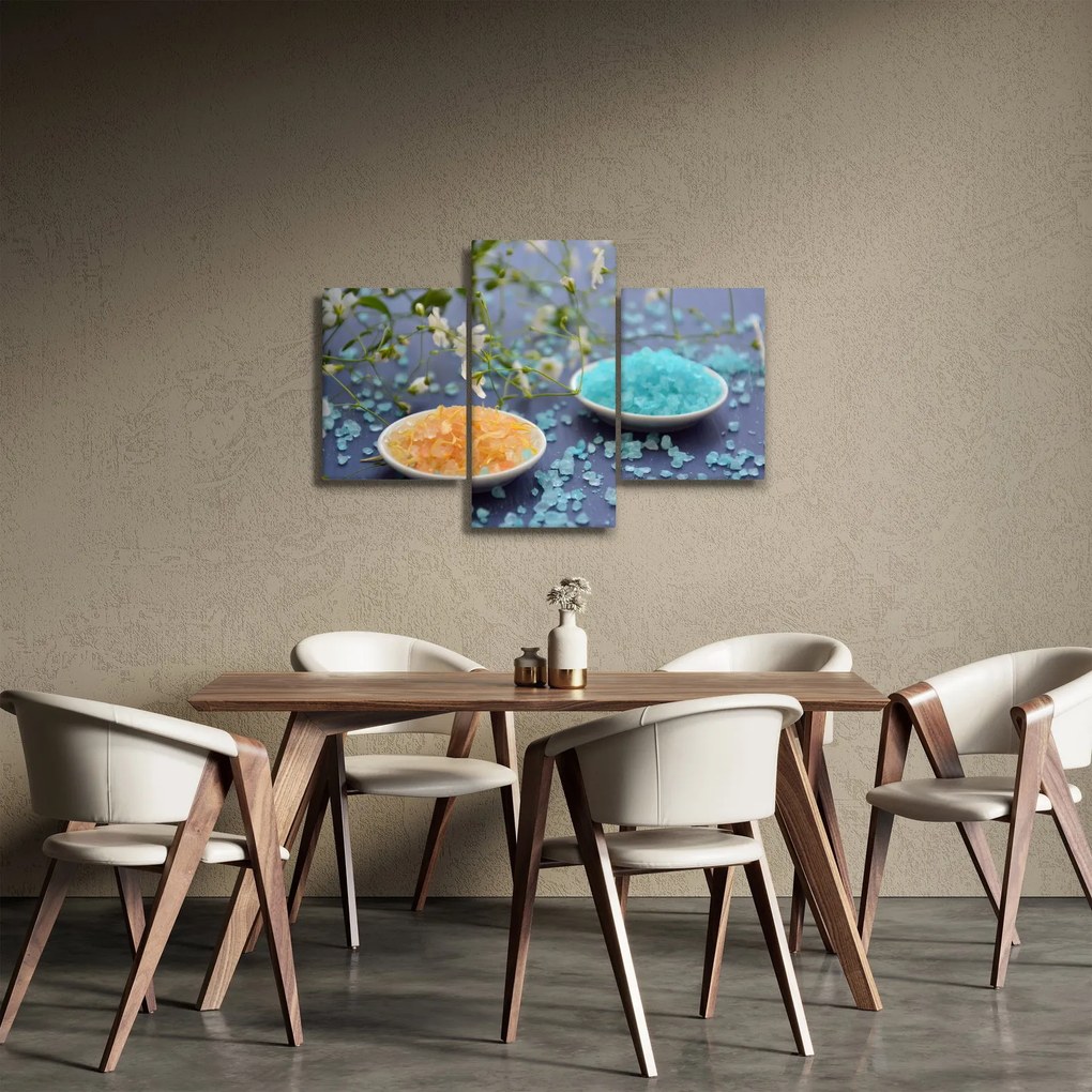 Színes tengeri só képe (90x60 cm)