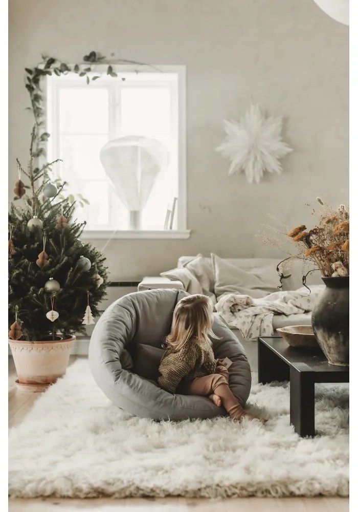 Mini Nido feketés szürke relaxációs gyerekfotel - Karup Design