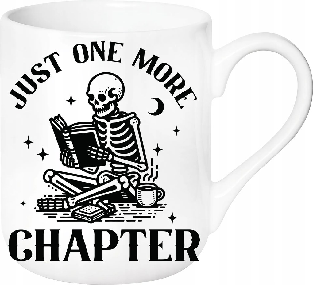Mesterséges Elegant Bögre Könyvespolc Just One More Chapter +csomagolás