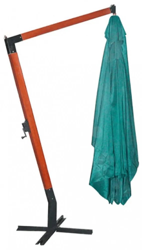 Melia zöld lebegő napernyő 300 x 400 cm