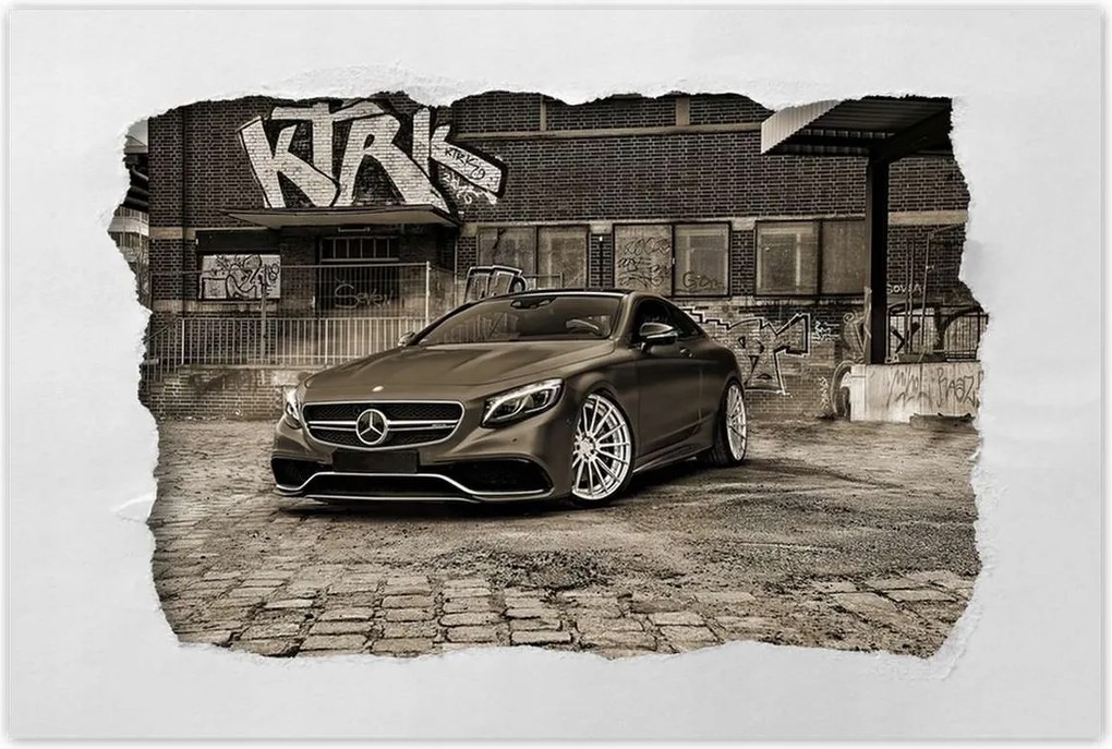 Poszterek 60x40 Mercedes sportautó