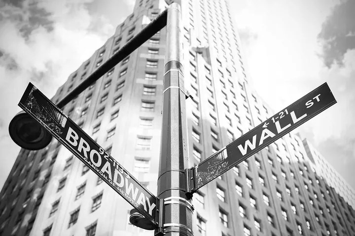 New York Broadway Wall Street Poszter 40x50cm New York kép #394