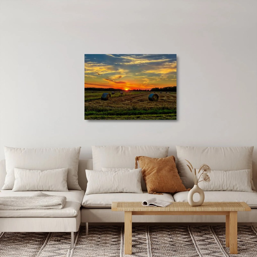 Kép - Falusi csomagok (üvegen) (70x50 cm)