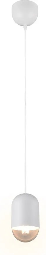 Fehér fém függőlámpa ø 11 cm Nara – Reality