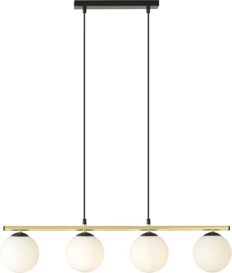 Emibig modern függeszték alora fehér fekete arany emi1254/4