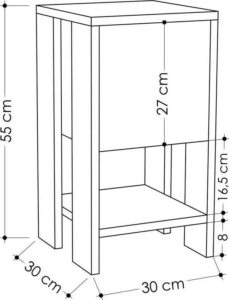 Ema Carrara Marble éjjeliszekrény