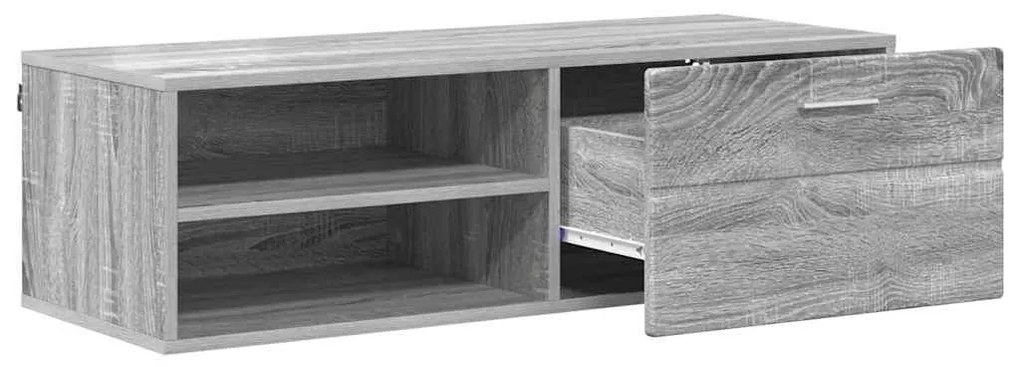 TV szekrény fiókkal Szürke sonoma 100.5 x 39 x 30 cm Faanyag