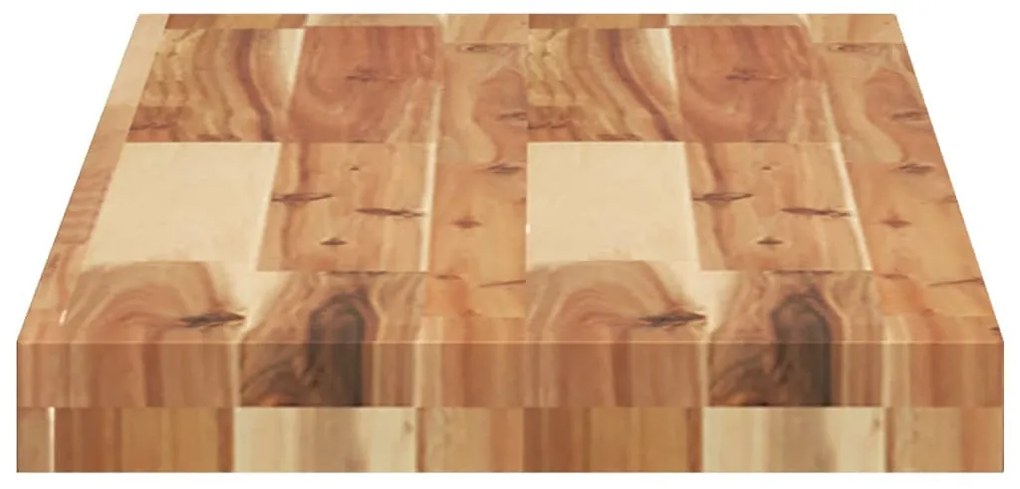 3 db olajbevonatú tömör akácfa függőpolc 100 x 30 x 4 cm