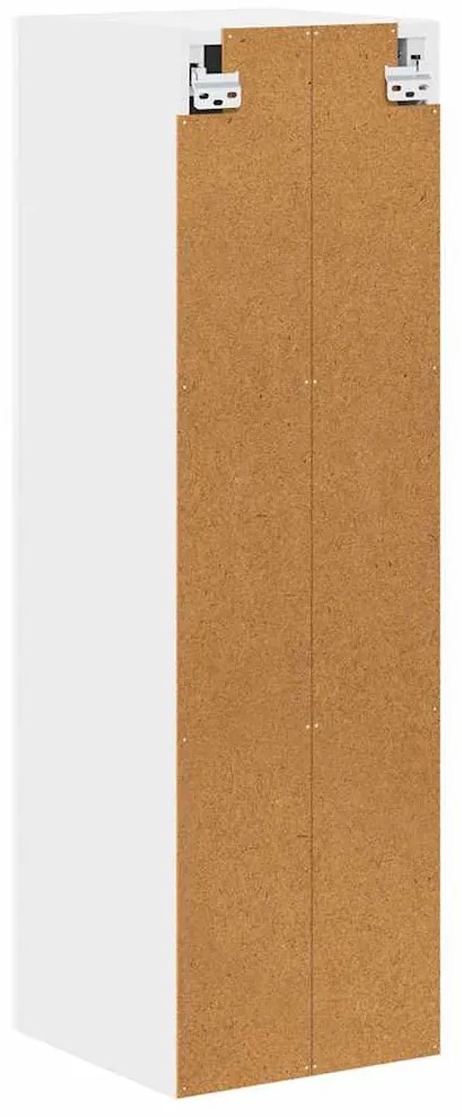 Fali konyhaszekrény polcokkal Fehér 30 x 31 x 100 cm Faanyag