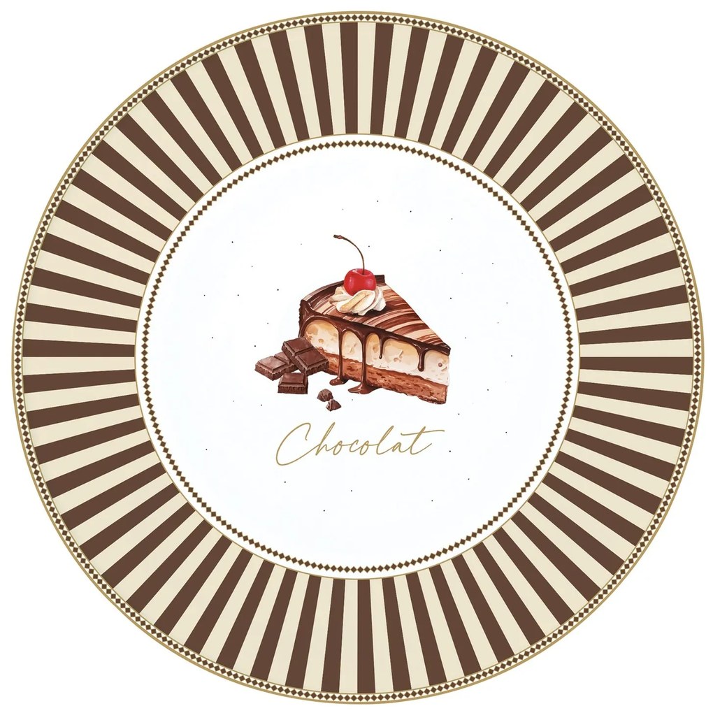 Porcelán tortatál 32 cm díszdobozban Sweet Moments