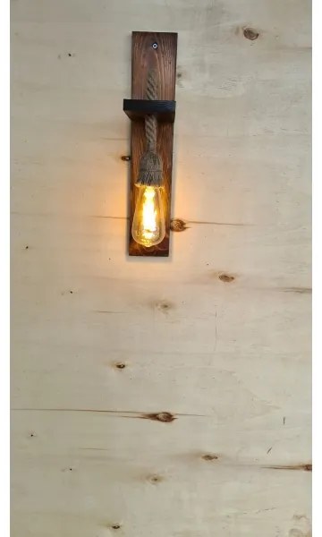 AHSAP fali lámpa 1xE27/40W/230V fenyő/dió