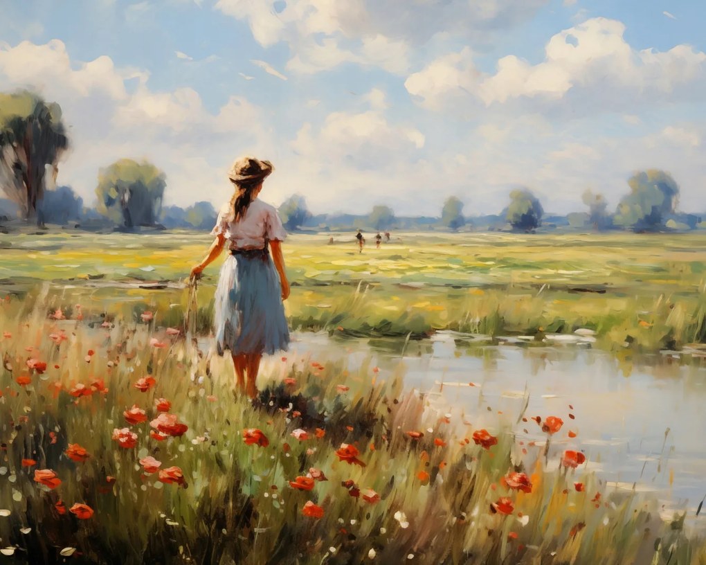 Poszter 50x40cm Vidéki nyugalom