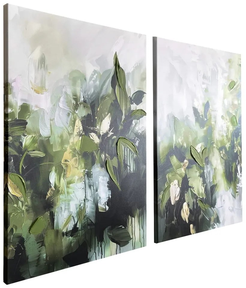 Kép szett kézzel festett részletekkel 2 db-os 50x70 cm Myrtle – Styler