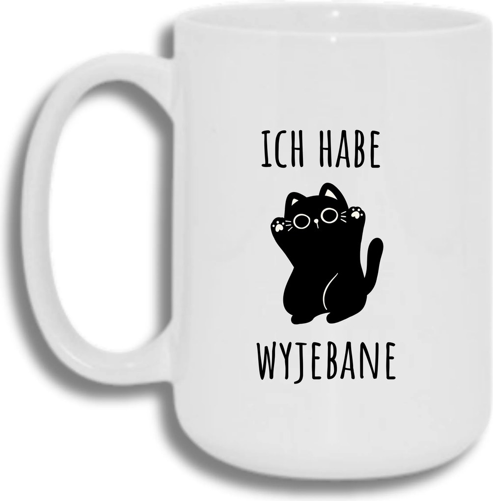 Bögre Fehér Nagy 440ml Ajándék Vicces Habe