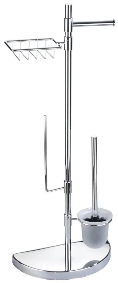 WENKO 196022500 - WC-központ SPACE MARVEL 34x84,5 cm ezüst/szatén