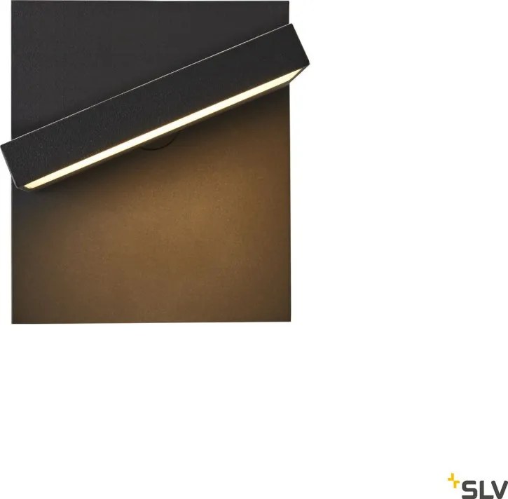 SLV 1002989 ABRIDOR Modern Kültéri Fali Lámpa Antracit LED IP55